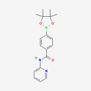 N-2-pyridinyl-4-(4,4,5,5-tetramethyl-1,3,2-dioxaborolan-2-yl)benzamide