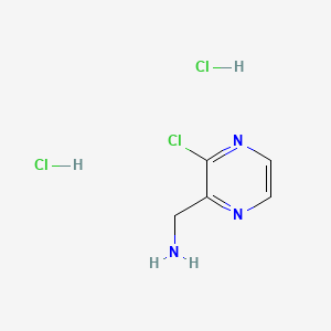 (3-Chloropyrazin-2-yl)methanamine dihydrochloride